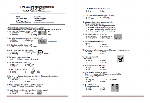 buku bahasa inggris sd kelas 2 pdf
